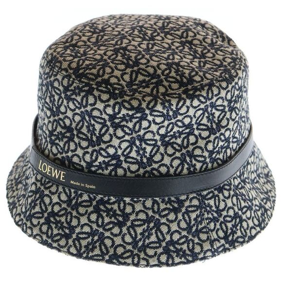 LOEWE Anagram Bucket HAT Anagram Bucket Hat Cap Ivory - Navy - K820hb1x0 main image 5
